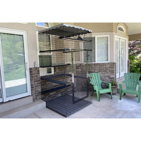 K9 Kennel Store 48in X 48in X 96in Outdoor Catio Enclosure - 48X48X96-OCE