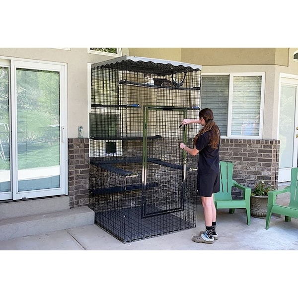 K9 Kennel Store 48in X 48in X 96in Outdoor Catio Enclosure - 48X48X96-OCE