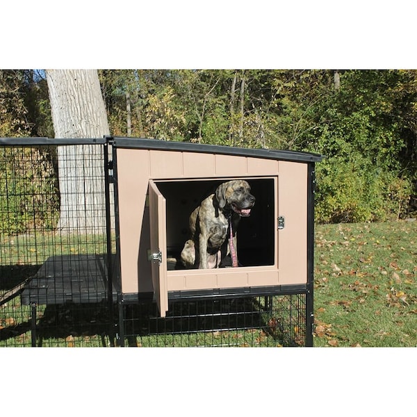 K9 Kennel Store 4ft X 4ft Kennel Castle Large Outdoor Dog House - KENCASDH