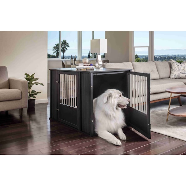 New Age Pet Flexidoor Pet Crate, Black, XL - EHDFX62-02XL