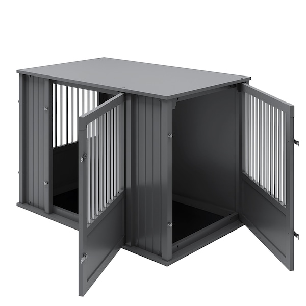 New Age Pet Flexidoor Pet Crate, Black, XL - EHDFX62-02XL