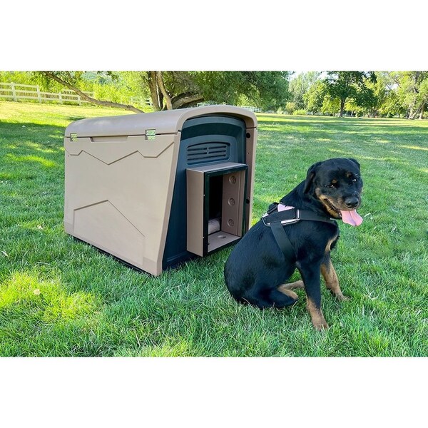 K9 Kennel Store K9 Estates Large Insulated Dog House - K9E-DH