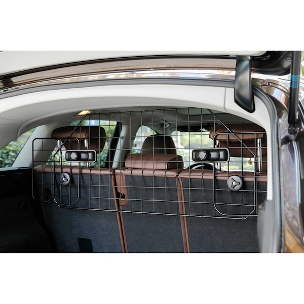 Pawsmark Adjustable Large Pet Barrier Gate For Vehicles, Heavy Duty Universal Fit - QI003586