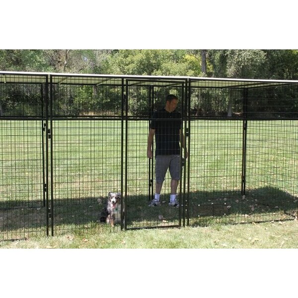 K9 Kennel Store 6ft X 6ft Complete 7ft Tall Dog Kennel Powder Coated - C7T6X6FK