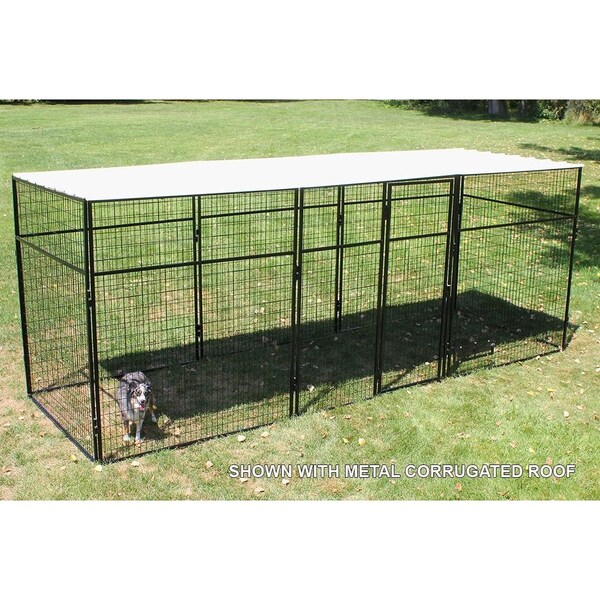 K9 Kennel Store 8ft X 8ft Basic 7ft Tall Wire Kennel Powder Coated - B7T8X8FK