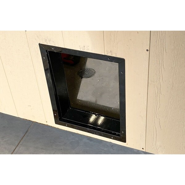 K9 Kennel Store Telescoping Wall Entry Pet Door Metal Insert Door Not Included - WMDES-14-19