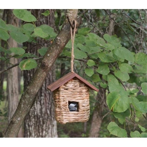 Songbird Essentials Songbird Essentials Hanging Grass Roosting Pocket with Roof - SE935