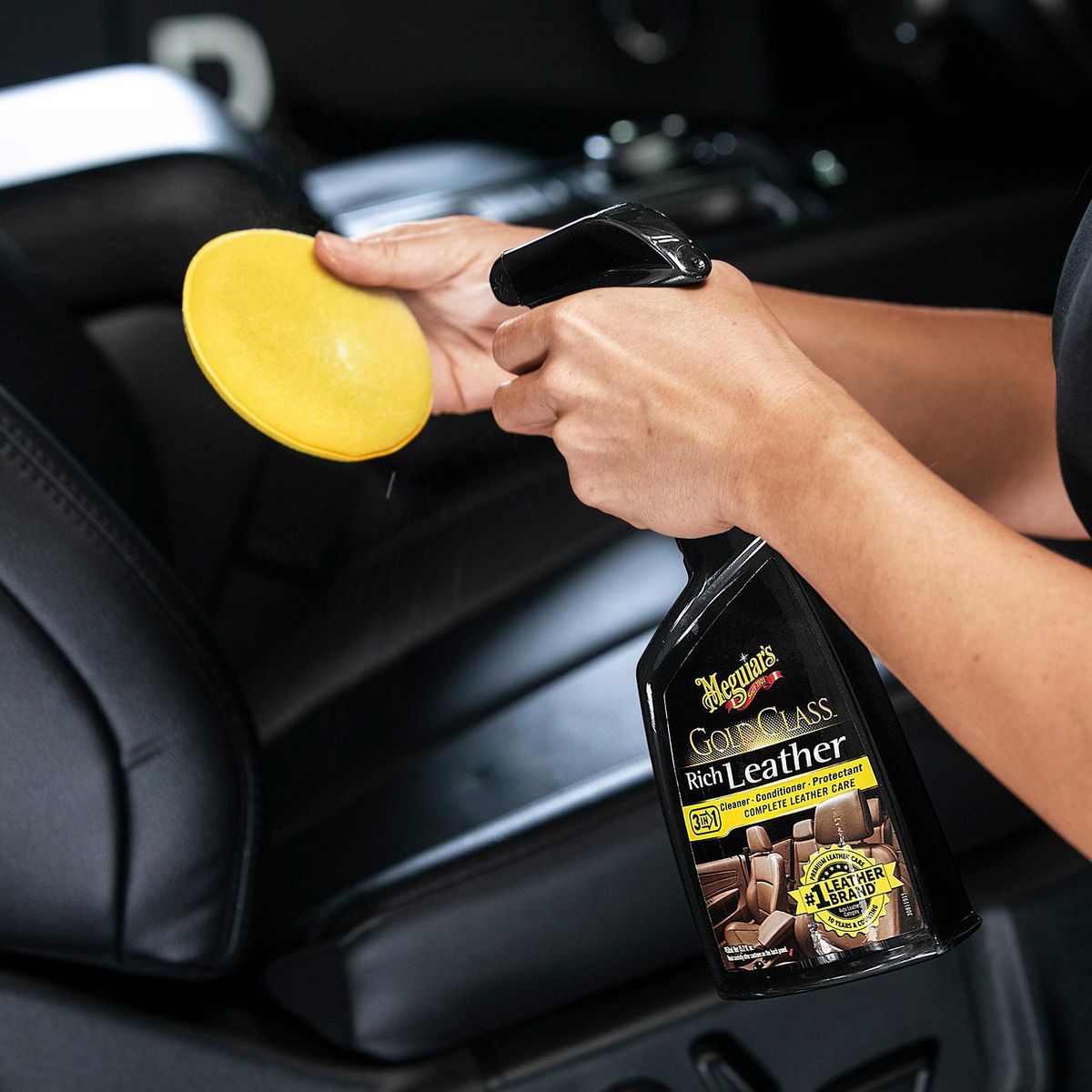 Meguiar's 15.2 oz. Spray 3 en 1 de Cuero de Clase Oro Rico - 59332