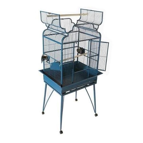 A & E Cage A&e Cages AE-B-2620W Large Victorian Dome Top Bird Cage - White - AE-B-2620W
