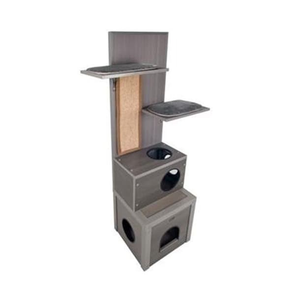 New Age New Age EHKK605 Habitat N Home Kitty Klimber; Nantucket Gray - EHKK605
