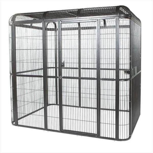 A&E Cage A&E Cage WI6262 Black 62 In. X 62 In. Walk In Aviary - WI6262 BLACK