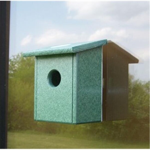 Songbird Essentials Songbird Essentials SERUB78162 Recycled Plastic Window Nest View Bird House - SERUB78162