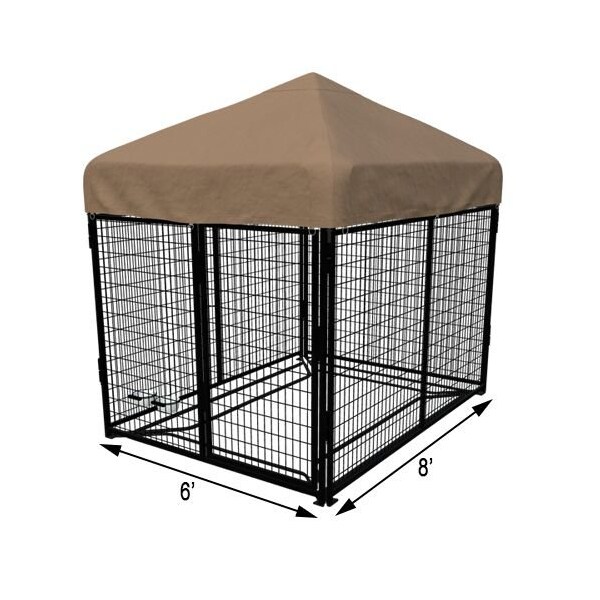 K9 Kennel Store 6ft X 8ft Complete Standard Kennel - CWW6X8FK