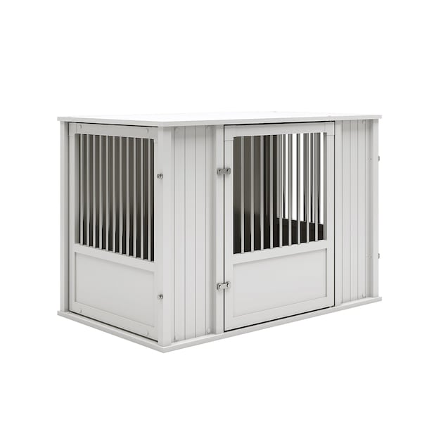 New Age Pet Flexidoor Pet Crate, Antique White, XL - EHDFX62-04XL
