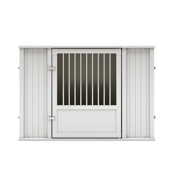 New Age Pet Flexidoor Pet Crate, Antique White, XL - EHDFX62-04XL