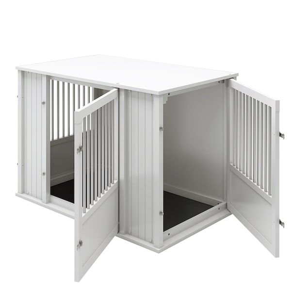 New Age Pet Flexidoor Pet Crate, Antique White, XL - EHDFX62-04XL
