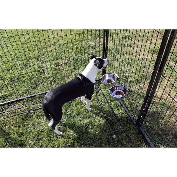 K9 Kennel Store 8ft X 8ft Complete 7ft Tall Dog Kennel Powder Coated - C7T8X8FK