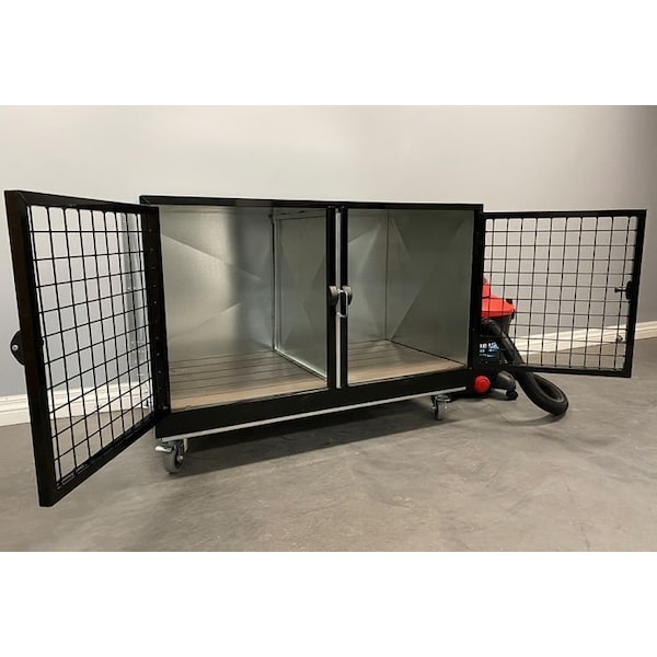 K9 Kennel Store Quick N Clean Galvanized Cage Bank 1 or 2 Units - QCCBGV1O28U