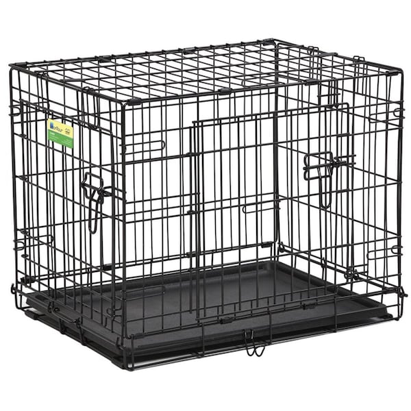 Midwest Metal Products 24 in. Pet Expert Double Door Dog Crate - MI571542