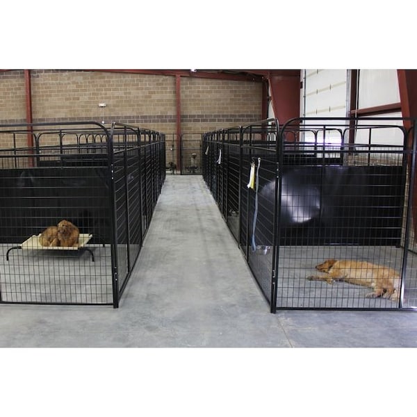 K9 Kennel Store 4ft X 6ft Multiple Standard Full Stall Dog Kennels x4 - MWW4X6FSX4