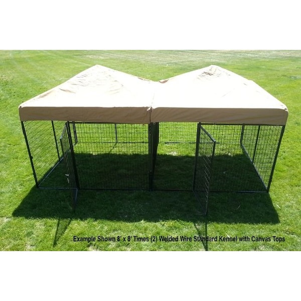 K9 Kennel Store 4ft X 6ft Multiple Standard Full Stall Dog Kennels x4 - MWW4X6FSX4