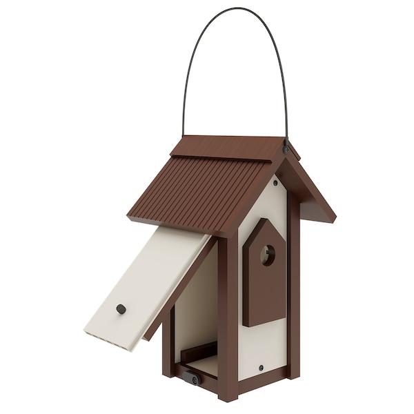New Age Pet Feathered Friends, A-Frame Retreat Bird House- S - RHBAF44-09S