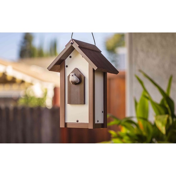 New Age Pet Feathered Friends, A-Frame Retreat Bird House- S - RHBAF44-09S