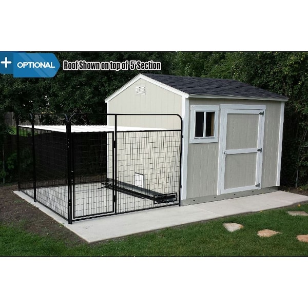 K9 Kennel Store 8ft X 24ft Basic Standard Dog Kennel Powder Coated - BWW8X24FK