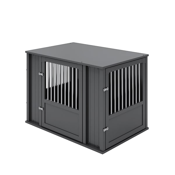 New Age Pet Flexidoor Pet Crate, Black, L - EHDFX62-02L
