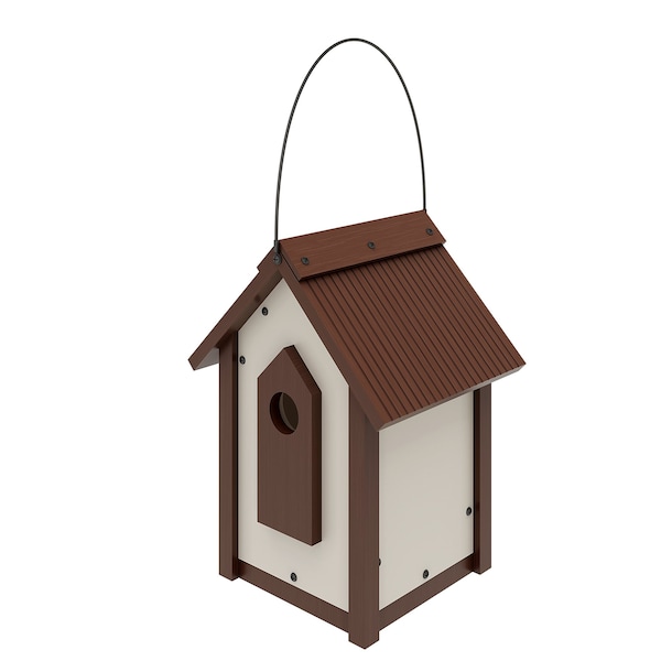New Age Pet Feathered Friends, A-Frame Retreat Bird House- L - RHBAF44-09L
