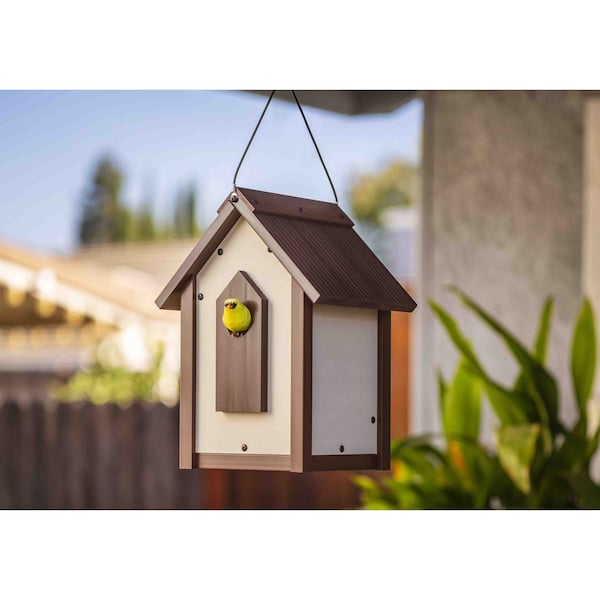 New Age Pet Feathered Friends, A-Frame Retreat Bird House- L - RHBAF44-09L