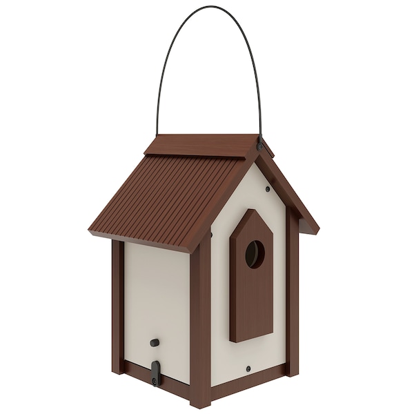 New Age Pet Feathered Friends, A-Frame Retreat Bird House- L - RHBAF44-09L