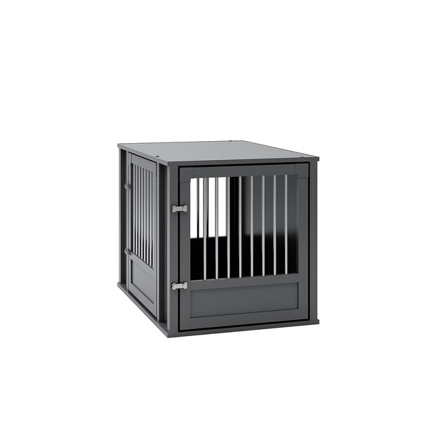 New Age Pet Flexidoor Pet Crate, Black, M - EHDFX62-02M
