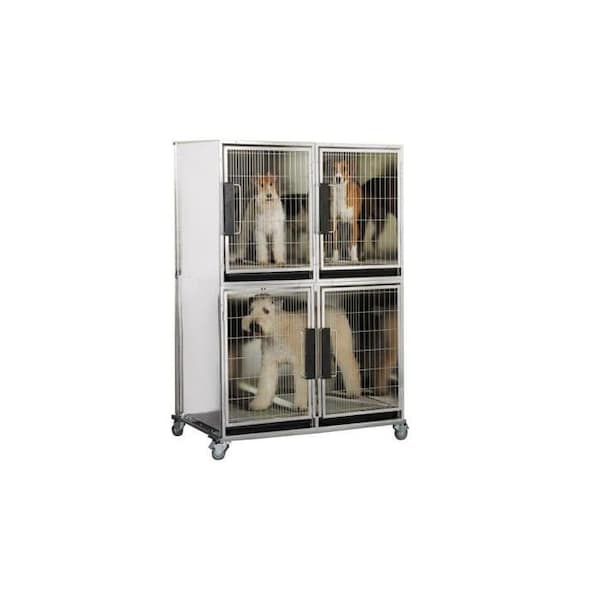 K9 Kennel Store 86in X 26in Large Modular Kennel Cage Bases with Wheels - CAGEBASELG