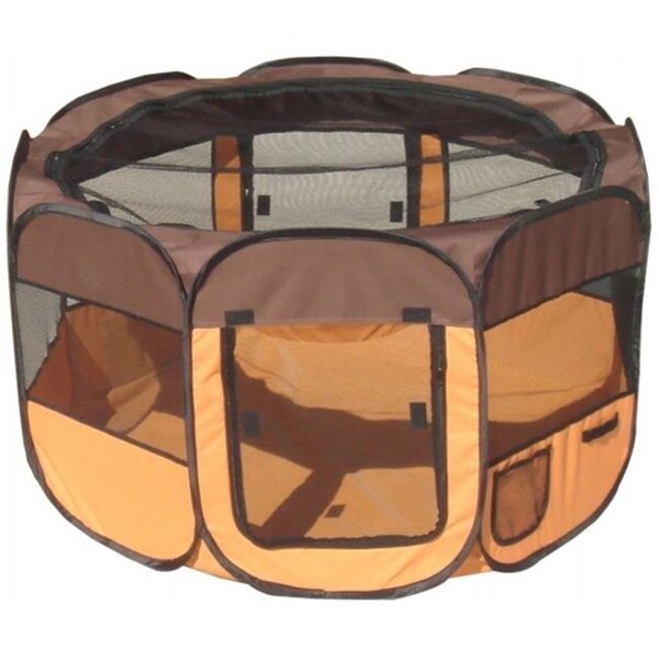 Pet Life Llc Pet Life LLC 1PPBOMD All-Terrain' Lightweight Easy Folding Wire-Framed Collapsible Travel Pet Playpen - 1PPBOMD