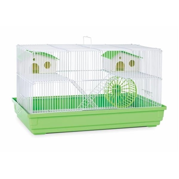 Prevue Hendryx Prevue Hendryx PP-SP2060G Deluxe Hamster & Gerbil Cage - Lime Green - PP-SP2060G