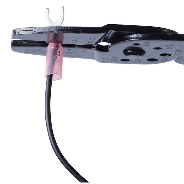 Gardner Bender Xtreme Spade Terminal, 600 V, 22 to 18 AWG Wire, 8 to 10 Stud, Red - AMT-110