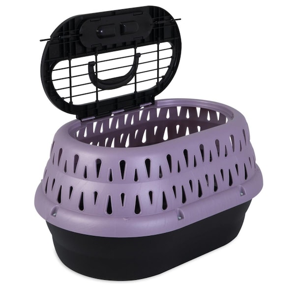 Perfectpet Top Load Cat Kennel - Purple - 19 in. - PE3633523