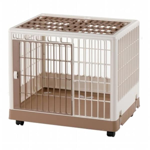 Richell Usa Richell USA 94603 Pet Training Kennel PK-650  - Off White - Mocha - 94603