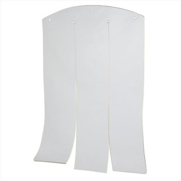 Fly Free Zone Plastic Door for Peaked Roof Dog House; Extra Large - FL30744