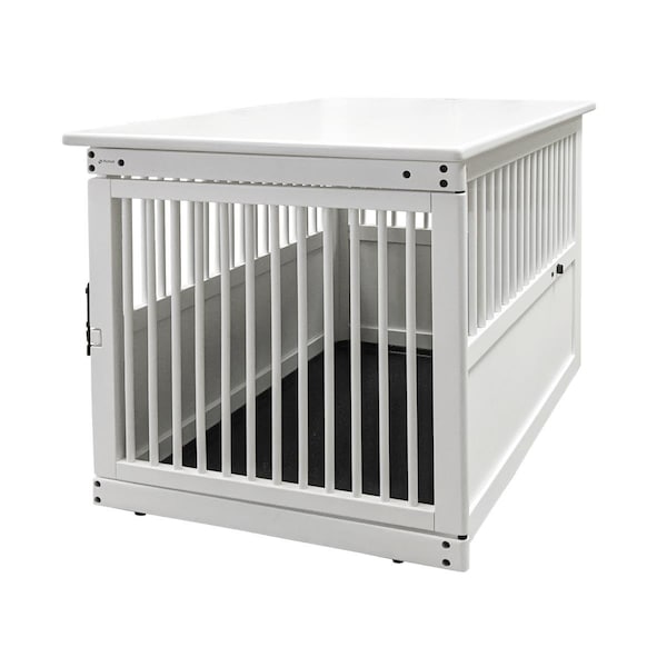 Petpalace Wooden End Table Crate Large - White - PE3194123