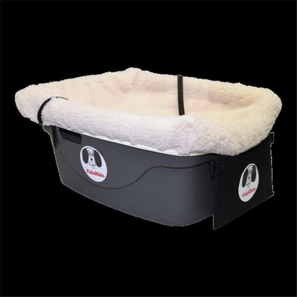 Fido Pet Products Fido Pet Products FRBG-L Pet Car Seat - Beige Sherpa Cover with Large Harness - FRBG-L