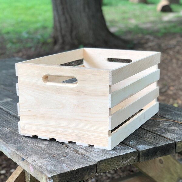 Demis Products. Demis Products 9.56 in. H X 12.5 in. W X 18 in. D Storage Crate Natural - 1070248403