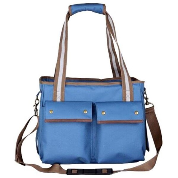 Pet Life Llc Pet Life LLC B21BLMD Fashion Canvas Pet Carrier - B21BLMD