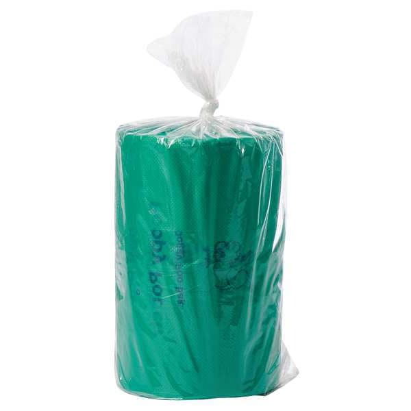 Poopy Pouch Lemon Scented 3/4 gal Pet Waste Bags, Green, 2400 Bags, PK6 - SD-6-400