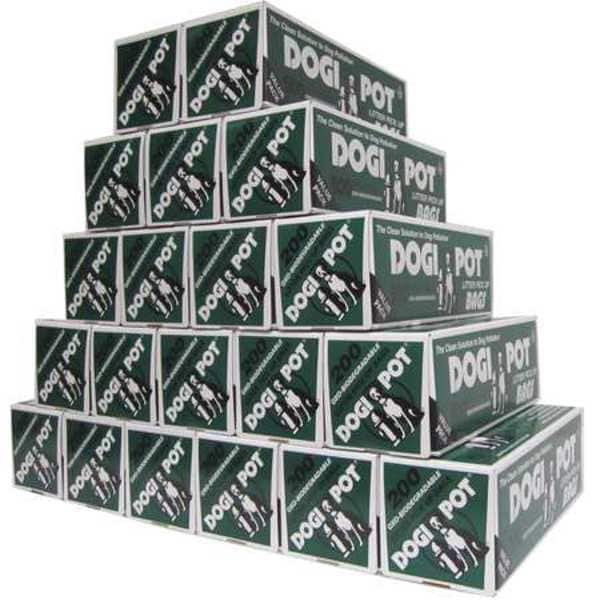 Dogipot Pet Waste Bags, 8 oz., 0.70 mil, PK20 - 1402-20