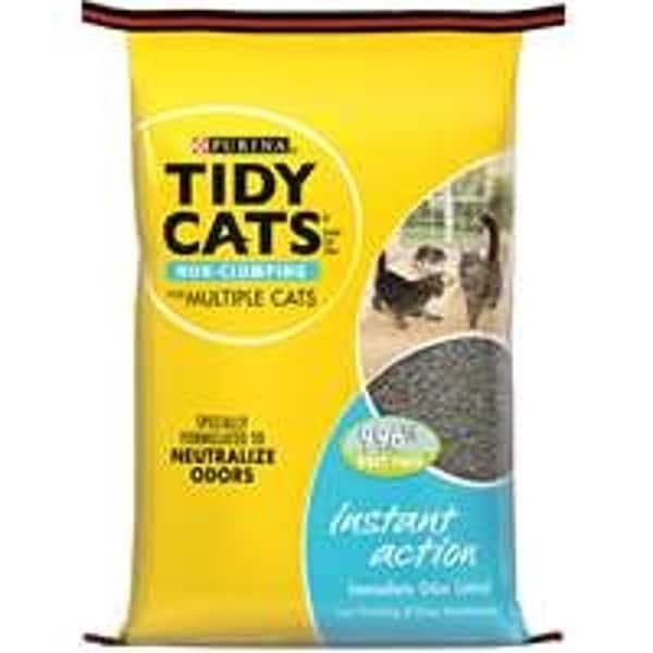 Tidy Cats Tidy Cats Instant Action 7023010770 Cat Litter, 20 lb Capacity, Gray/Tan - 7023010770