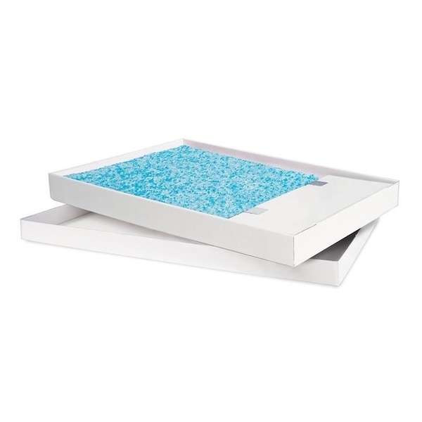 Petsafe ScoopFree Litter Tray, 14.6 in W, 2.3 in D, Cardboard/Plastic, Blue - PAC00-14229