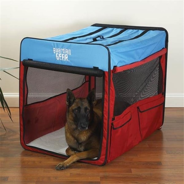 Guardian Survival Gear Guardian Gear ZA420 42 Collapsible Crate Xlg Red/Blue S - ZA420 42