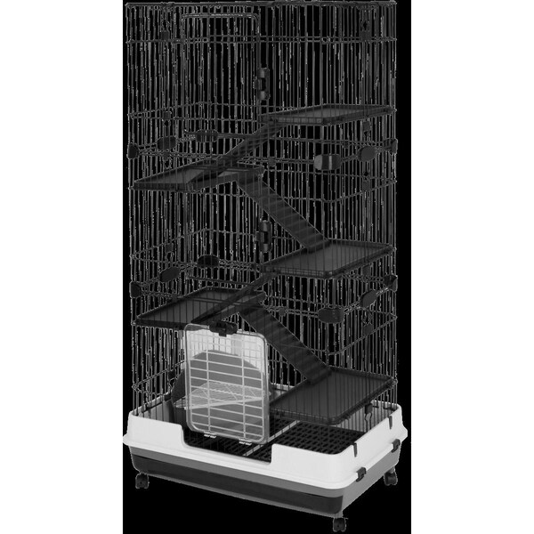 A&E Cage A&E Cage ARB80-3 32 x 21 x 57 in. Deluxe 6 Level Small Animal Cage - ARB80-3